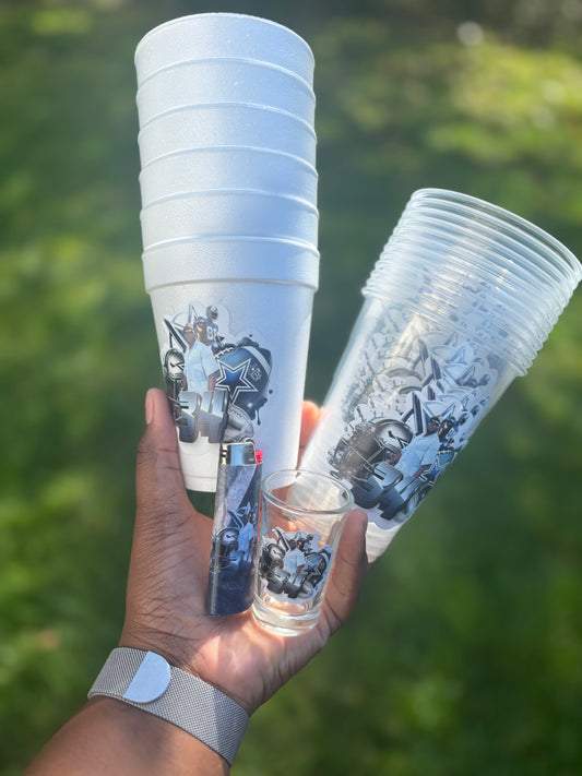 Custom Party Cups (1 Dozen Count)