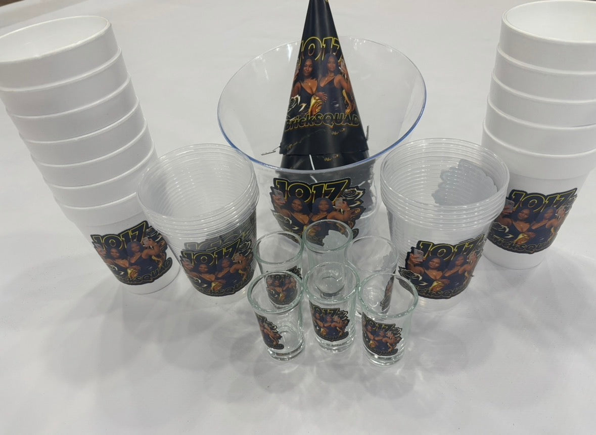 Custom Party Cups (1 Dozen Count)