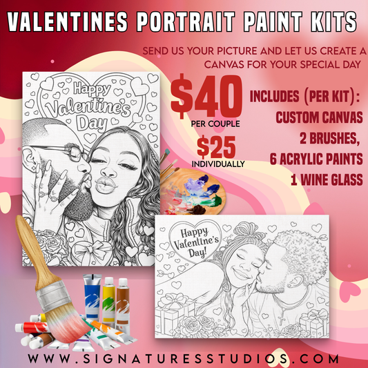 Valentines Paint Kits